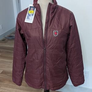 Fjallraven Women's Deep Burgundy Puffer Jacket